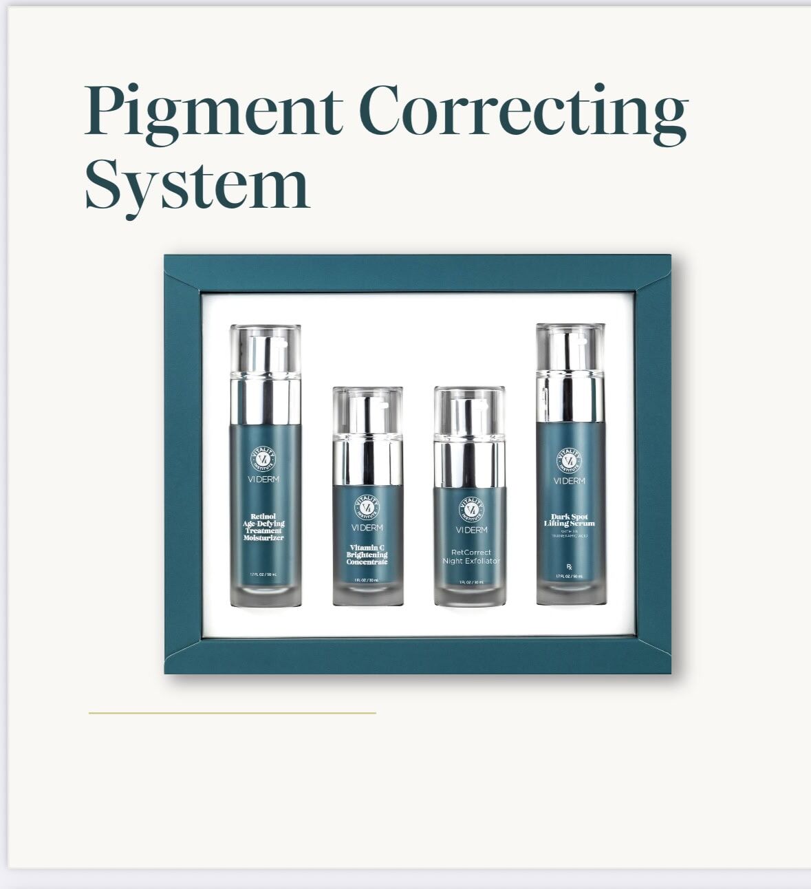 VI Derm Pigment Correcting System
